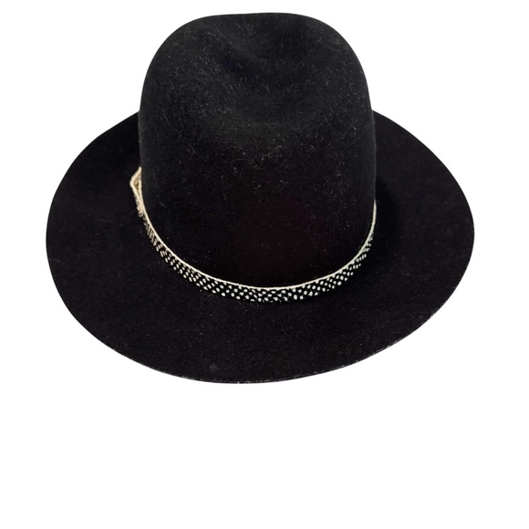 Rag & Bone Wool Floppy Brim Black Fedora Small main image 15